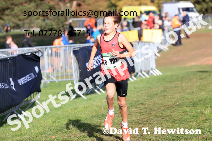 Boys Under-15s 2025 National Cross Country Relays, Berry Hill Park, Mansfield. Photo: David T. Hewitson/Sports for All Pics